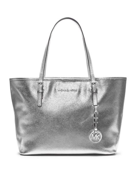 michael kors srebrny|Michael Kors silver purses.